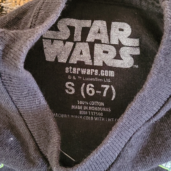 Star Wars Graphic T Tee Shirt boys Small 6 7 - Picture 3 of 3